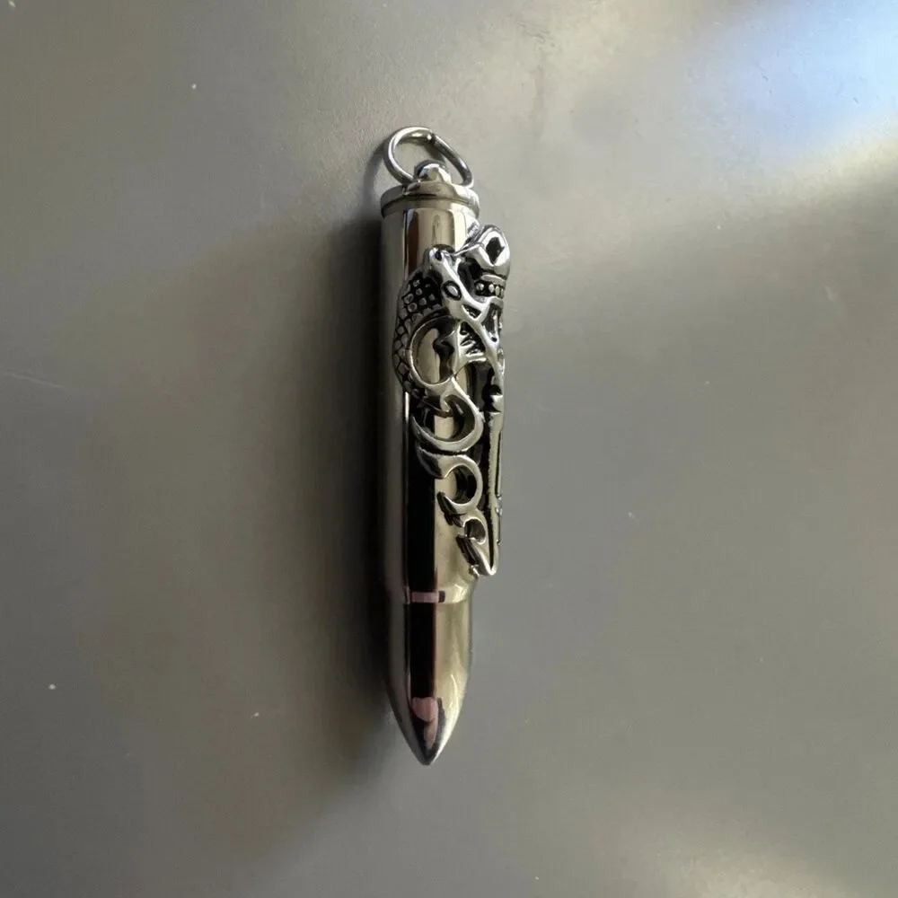 Silver Spark Jewels gun bullet